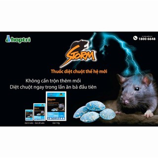 Thuốc diệt chuột Storm thế hệ mới Basf Đức gói 20 viên