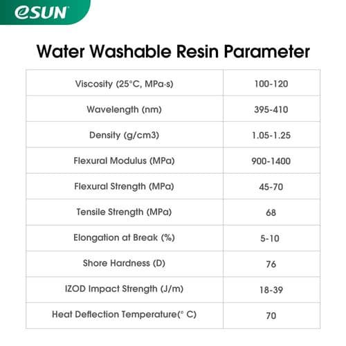 Nhựa in 3d Esun Water Washable Resin  0.5kg/Chai Nhôm
