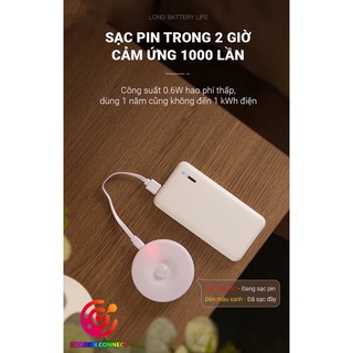 Đèn cảm ứng chuyển động, đèn Led dán tường cảm biến thông minh không dây dán tủ quần áo, cầu thang, phòng ngủ