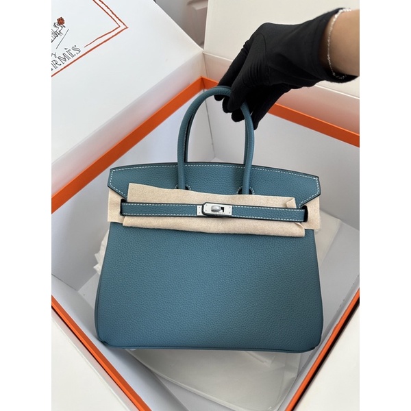 Túi H...M Nguyên Bản Tag bạc 5 màu Sz 25cm và 30cm fullbox + túi vải + bill hải quan xịn