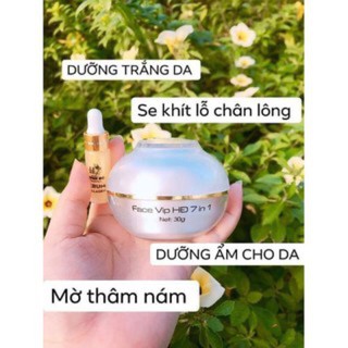 Kem Face Vip 7in1_Tặng kèm serum{Huỳnh Đỗ}