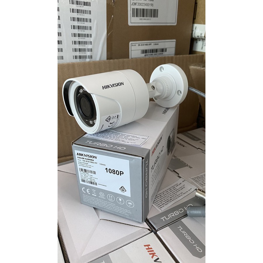 (Cần có thợ lắp đặt) Camera thân trụ HIKVISION TVI 2MP DS-2CE16B2-IPF | BigBuy360 - bigbuy360.vn