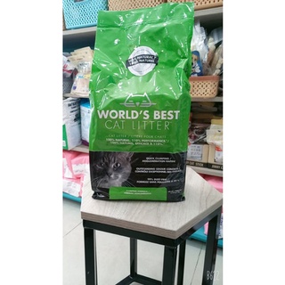 Cát vệ sinh hữu cơ cho mèo world's best 3.18kg original unscented