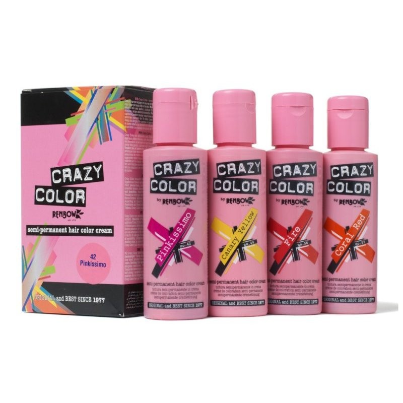 *GIÁ TỐT NHẤT* BILL ĐẦY ĐỦ* Thuốc nhuộm tóc Crazy Color 100ml