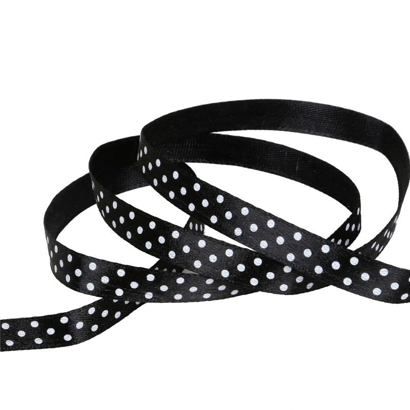 Cuộn dây ruy băng trang trí đa năng 14 màu 5yards / lot 10mm