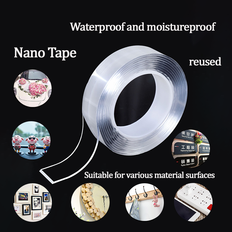 Double Tape Merk  Nano glue No trace reusable waterproof