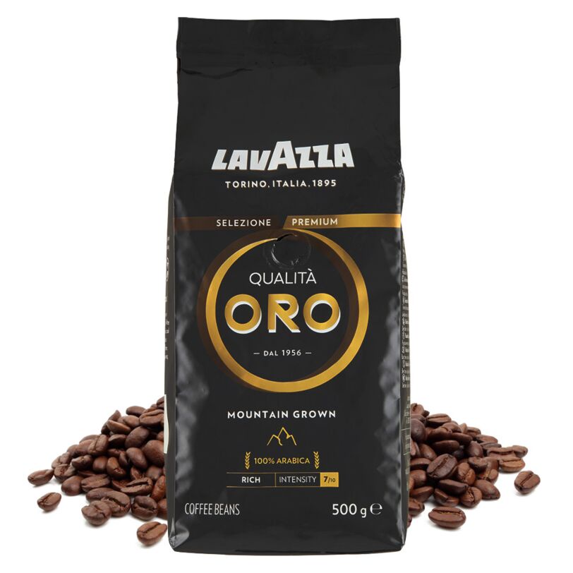 Cà phê hạt đã rang Lavazza 500g Date 3-2025