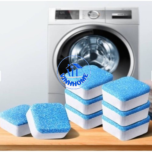 Set 12 Viên tẩy lồng máy giặt/Viên tẩy diệt khuẩn và loại bỏ các chất cặn trong máy giặt hiệu quả