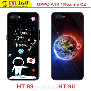 ốp Lưng Kính OPPO A1K / Realme C2 ( Nhiều Hình) - in theo Yêu Cầu