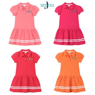 Đầm Bé Gái Cổ Sơ Mi MEEJENA Ngắn Tay Vải POLO 14-38 kg - 1827
