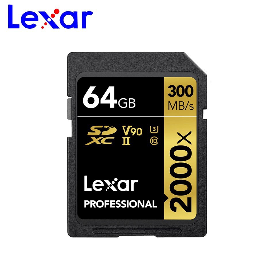 Thẻ Nhớ SDXC 64GB Pro 2000x 300mb/S Lexar, kèm đầu đọc Tốc độ cao ( Dành Cho Máy Ảnh Chuyên Nghiệp ) | BigBuy360 - bigbuy360.vn