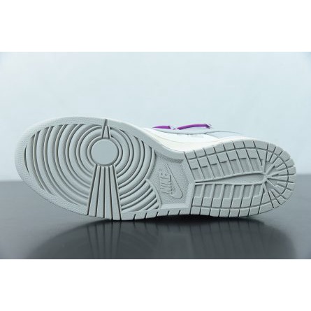 2022 Giày Thể Thao Off-White x NK Dunk Low "45 of 50" Màu Xám / Xám / Magenta