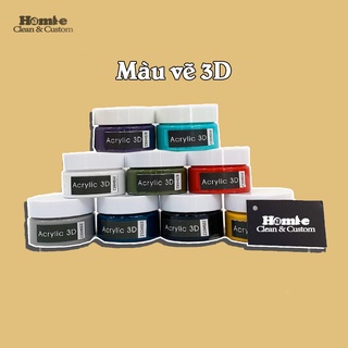 Acrylic 3d-5d lọ 30ml bảng màu 1