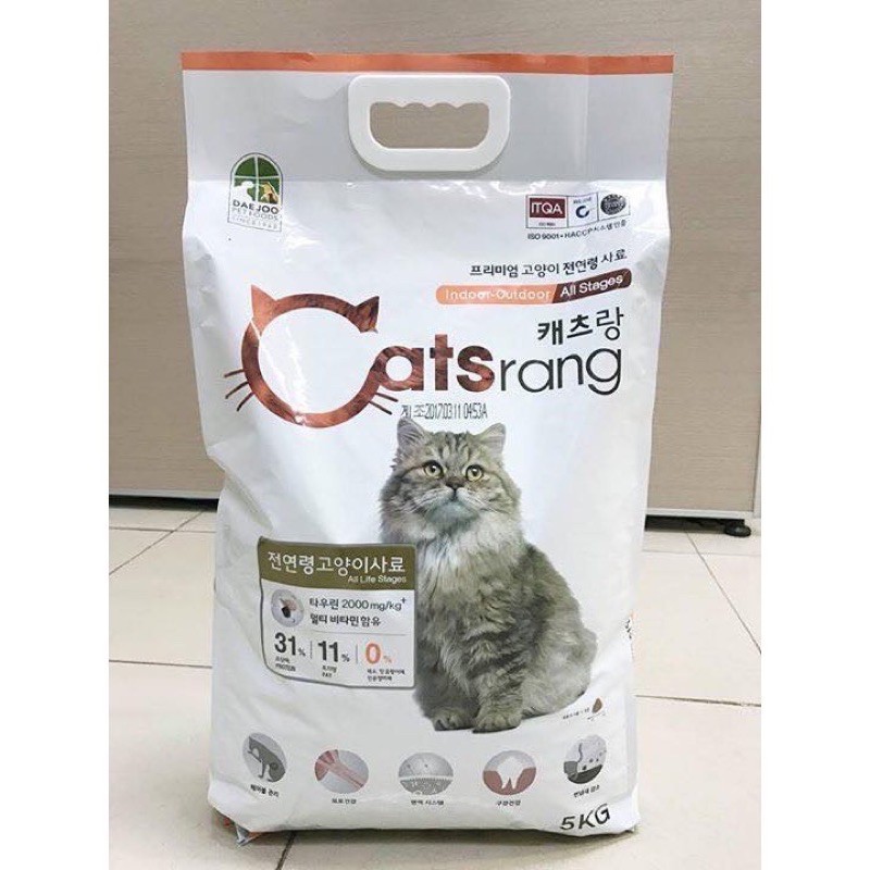 [ Q.Tân Phú ] Hạt khô cho mèo CATSRANG túi 5kg ( Catsrang )