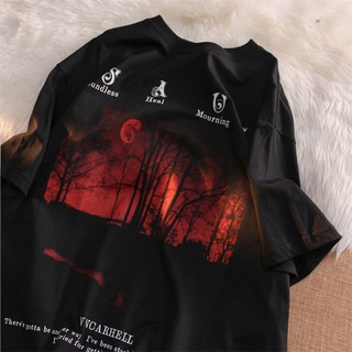 Áo thun PEWARNA IKAT tay ngắn dáng rộng in họa tiết phong cách harajuku cổ điển thời trang mùa hè cho nam và nữ