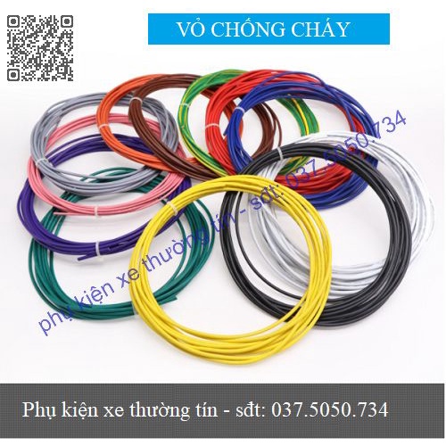 Dây điện vỏ chống cháy lõi 0.5 mm