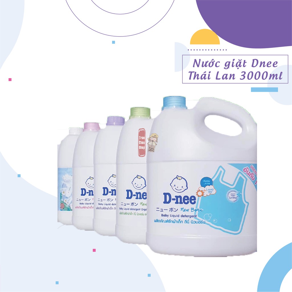 [GIÁ SỈ] NƯỚC GIẶT DNEE EM BÉ can 3L