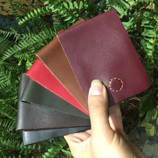 Ví Sen Mini Mỏng Gọn Nhẹ- Ví Sen 3- Da Bò 100%