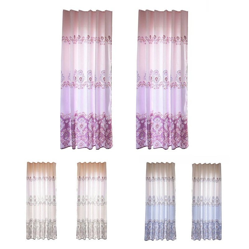 Rèm cửa polyester chống rỉ thiết kế đơn giản trang trí phòng khách phòng ngủ