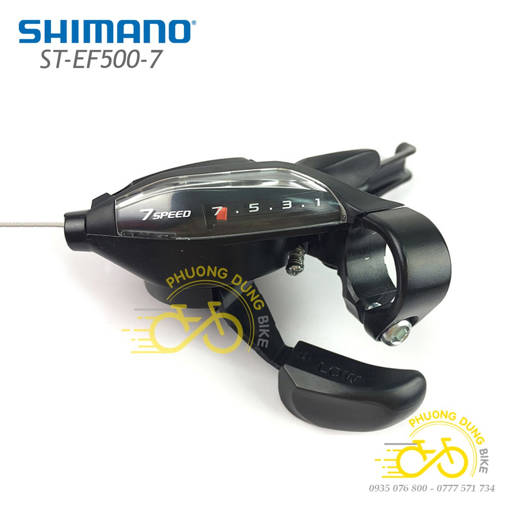 Tay đề xe đạp SHIMANO ST-EF500 3x7 speed - Hàng chính hãng