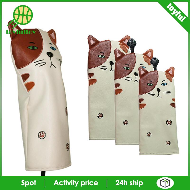 Vỏ Bọc Đầu Gậy Đánh Golf Bằng PU Cao Cấp Cho Golf Club FW UT 26x11.5cm UT