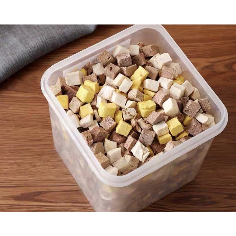 Thức Ăn Đông Khô Mix 4 Vị Thơm Ngon Dinh Dưỡng Cho Thú Cưng Chó Mèo 460gr - Xiuxiu Giang