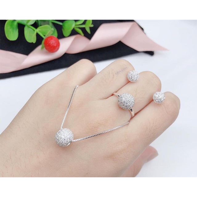 Bộ quả cầu bạc NGỌC MẬU