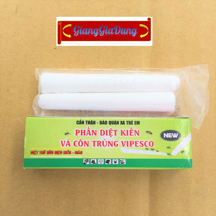 Hộp 20 Viên Phấn Diệt Kiến Mẫu Mới 2019 VIPESCO