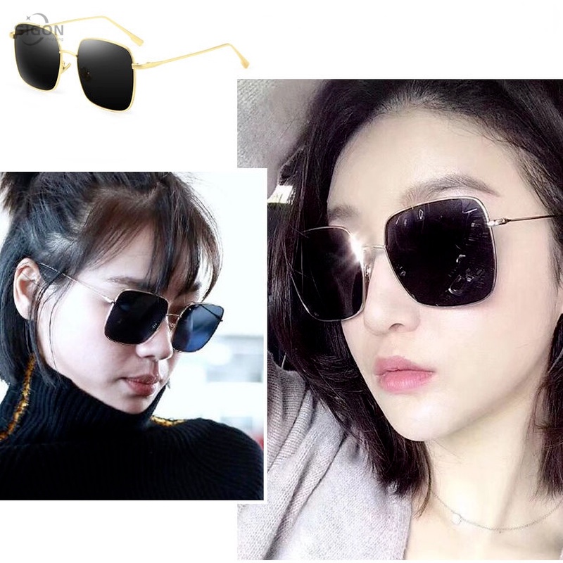 Kính Mát Phân Cực Chống Tia UV Gọng Vuông Lớn Thời Trang Cho Nam Và Nữ Sự Bảo Vệ