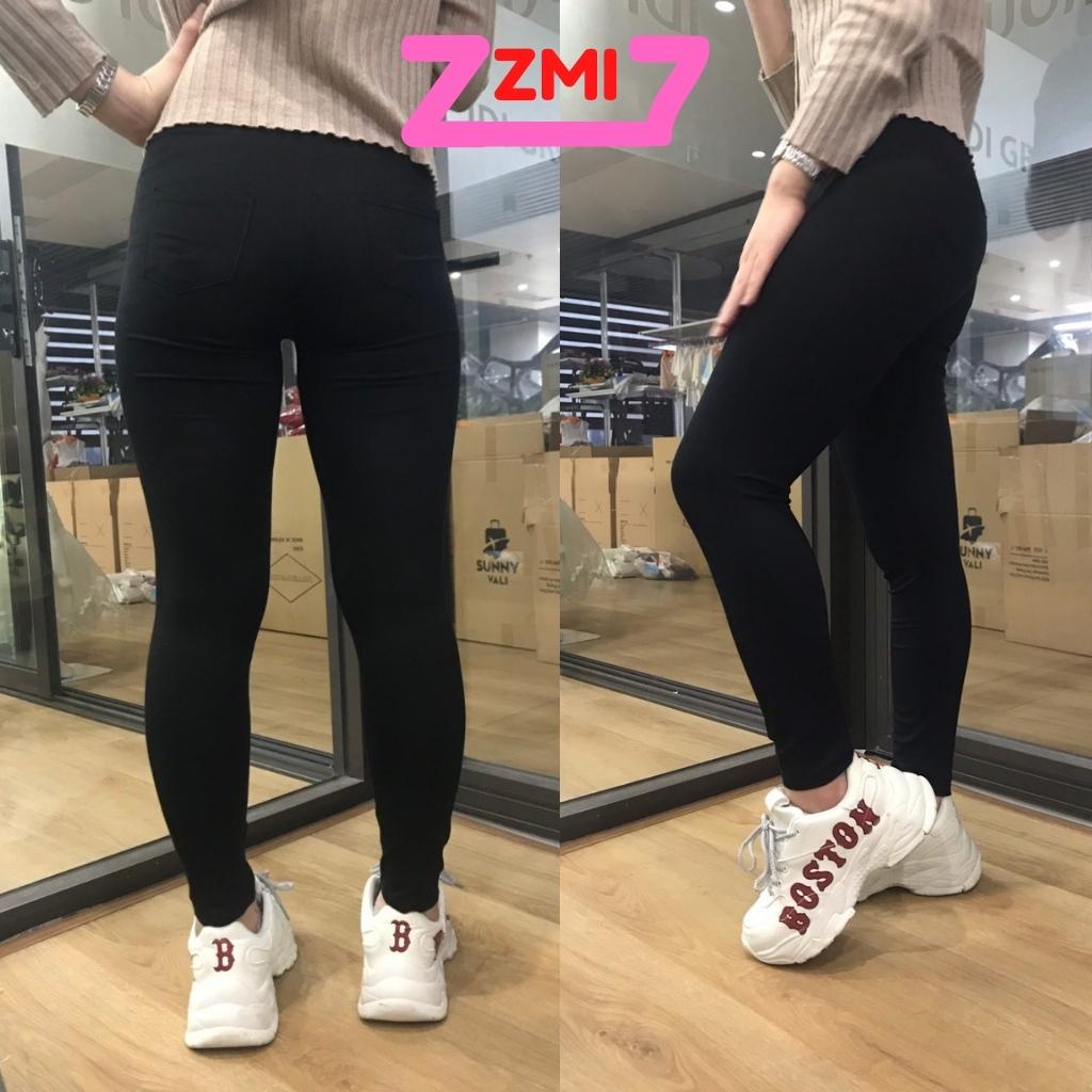 Quần legging nữ, Chất umi hàn giữ nhiệt ôm bó vải dày dặn chuẩn sịn hàng xuất Fullsize từ 40 - 60kg cho chị em lựa chọn | BigBuy360 - bigbuy360.vn