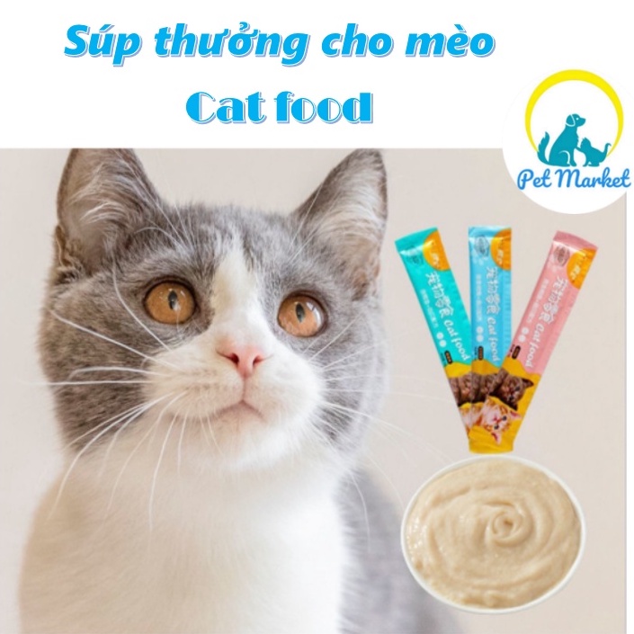 SÚP THƯỞNG DINH DƯỠNG CAT FOOD (Liebao) CHO MÈO 15g