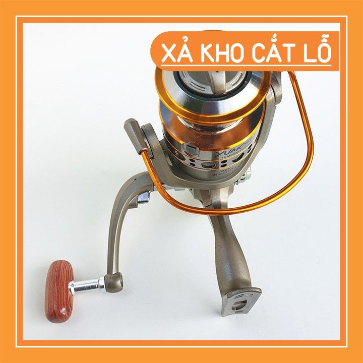 Máy Câu Cá Yomoshi LC Kim Loại 3000-7000 ĐỦ SIZE (TẶNG CƯỚC SHIMANO 100M CACBON )  MÁY CÂU CÁ MÁY ĐỨNG YOMOSHI