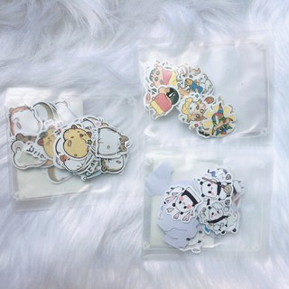 Sticker hoạt hình cu shin,mèo,doraemon...kute 10-40 miếng