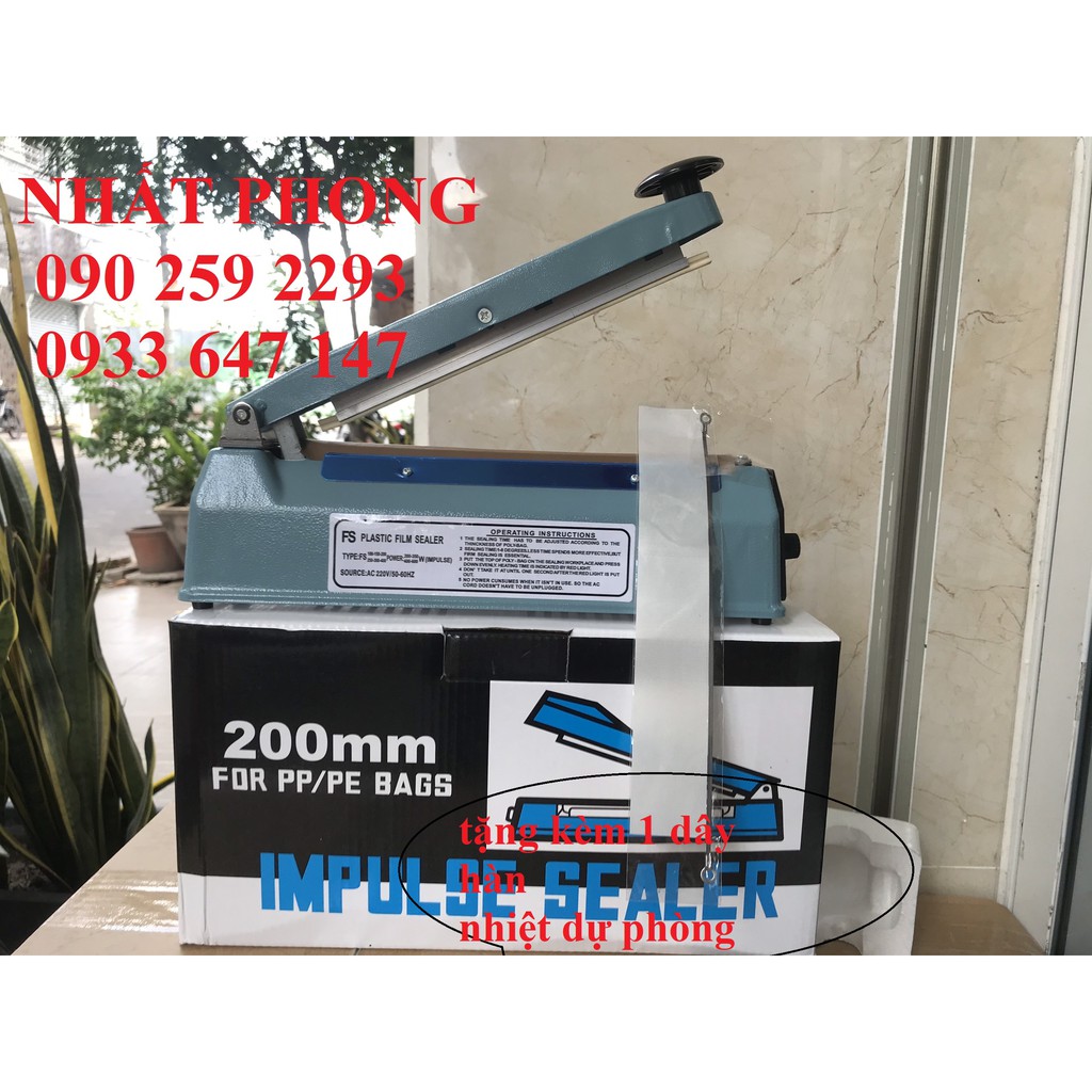 Máy hàn miệng túi nilon PFS-200 - THẤN SẮT