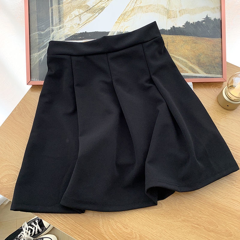 Chân váy xếp ly chân váy ngắn Set Áo Thun Ngắn Tay + Chân Váy Xếp Ly Lưng Cao Thời Trang Nữ