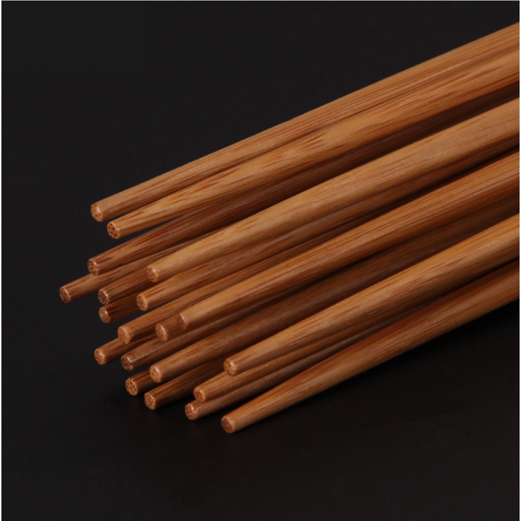 5pairs Natural bamboo chopsticks Reusable chopsticks hotpot chopsticks