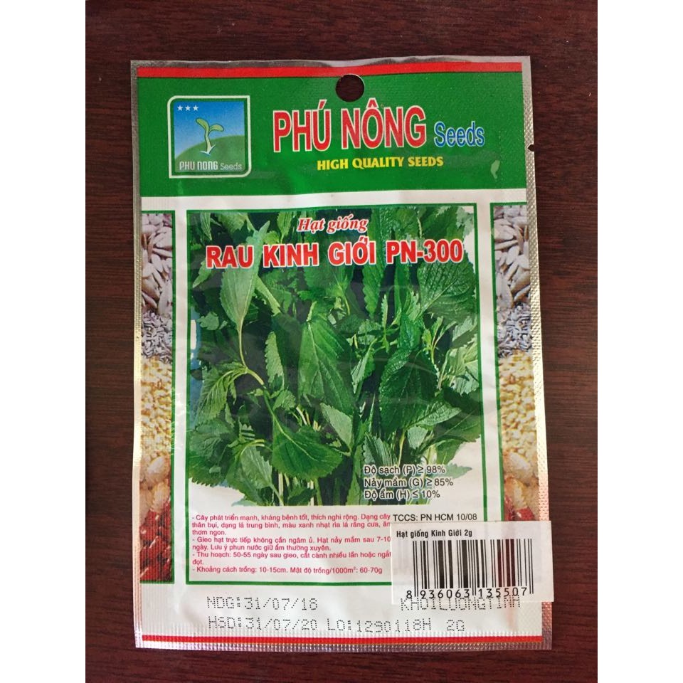 Giống Rau Kinh Giới Chịu Nhiệt Phú Nông