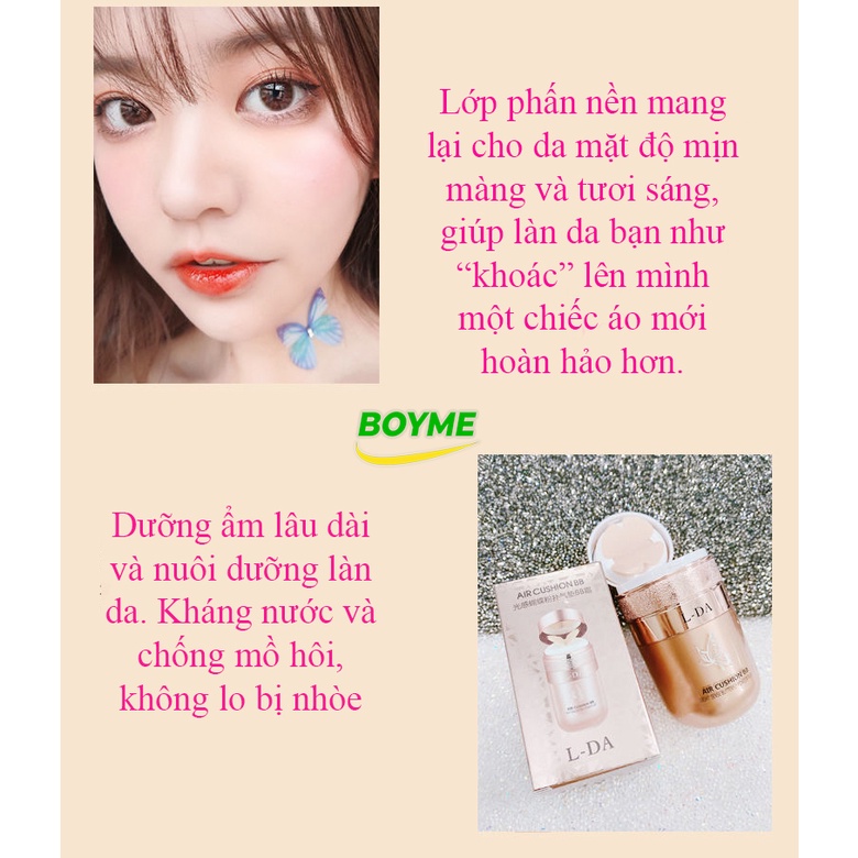 Phấn Nước Air Cushion BB Nội Địa Trung, Kiềm Dầu Chống Nước 3 Trong 1 Với Độ Che Phủ Tự Nhiên Giúp Bạn Rạng Ngời Cả Ngày