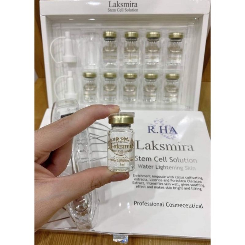 Tế Bào Gốc Laksmira, Tế Bào Gốc Laskmira Stem Cell Solution - Full hộp 10 lọ