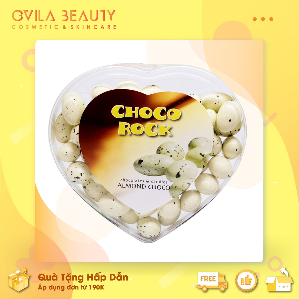 [Hàng nhập khẩu] Kẹo Socola Choco Rock Trứng Khủng Long Nhân Hạnh Nhân 280gr