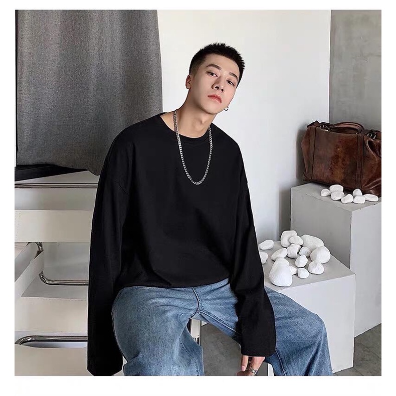 Áo THUN Tay Dài BASIC LONG SLEEVE 4 MÀU  Zozo_Unisex (ảnh thật)