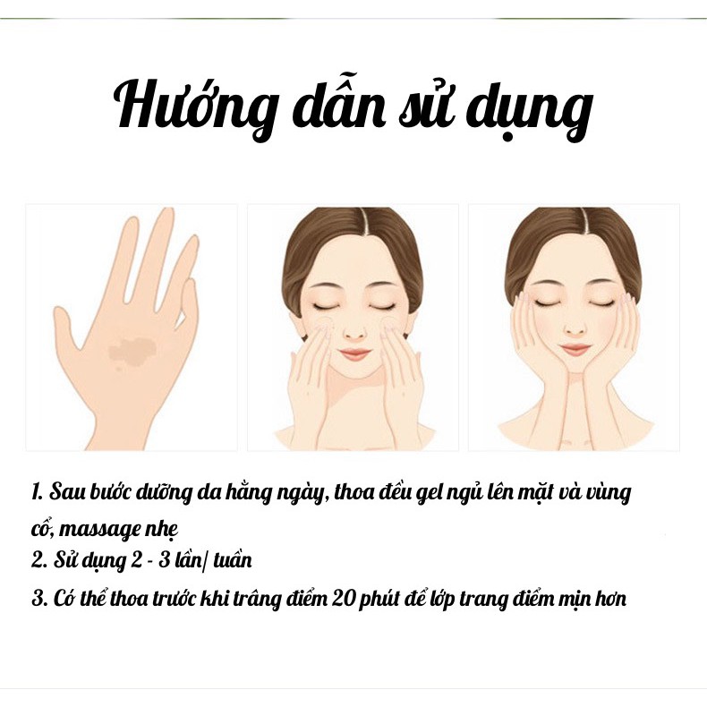 Mặt Nạ Ngủ Hoa Anh Đào Sakura Chính Hãng Laikou - Sáng Da Dưỡng Ẩm Phục Hồi Da