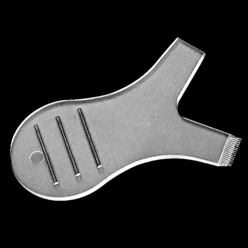 Set 5 Lược Chải Lông Mi Mini Hình Chữ Y Bằng Nhựa Trong Suốt