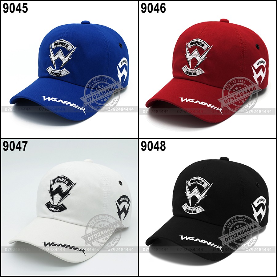 Nón kết, nón lưỡi trai, mũ nón tem xe Winner