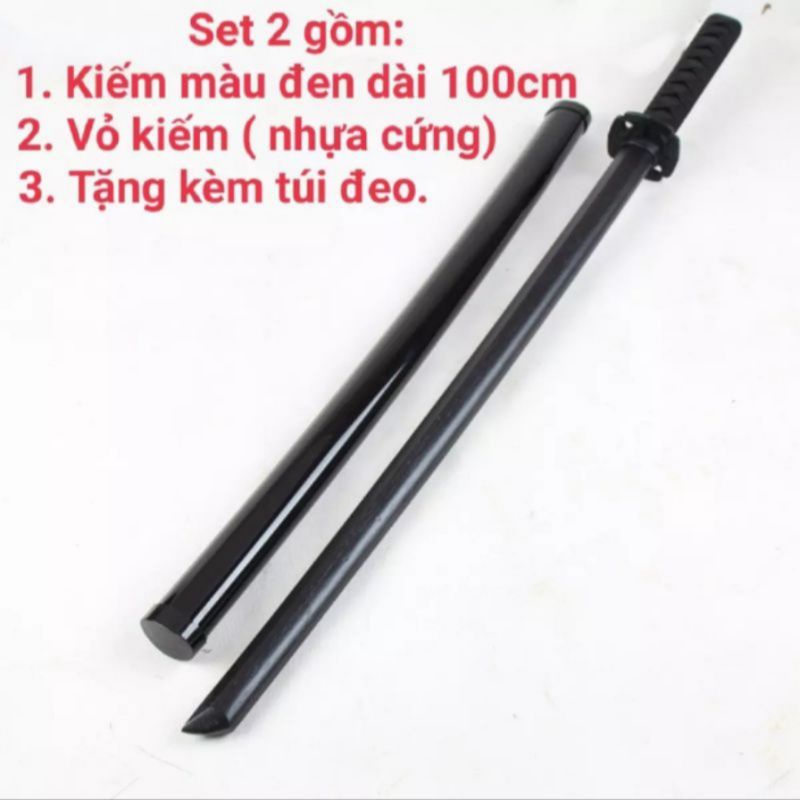 Thanh Bokken gỗ căm xe bao Gồm Cả Lưỡi kiếm Và Bao kiếm Phù Hợp Tập Luyện Kendo, Aikido