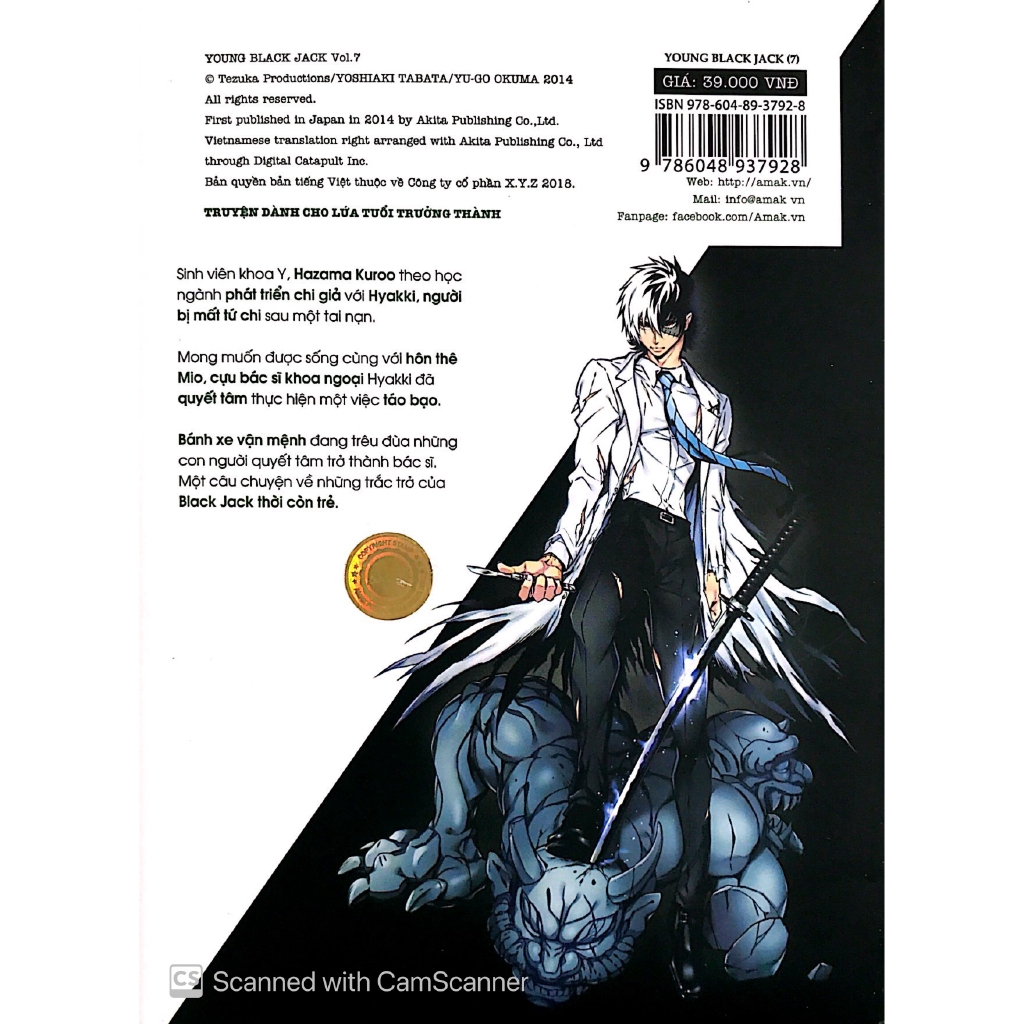 Sách - Young Black Jack - Tập 7