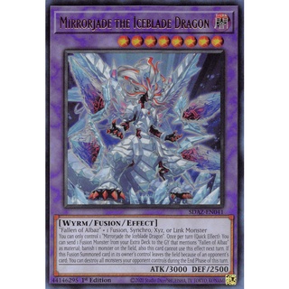 Mirrorjade the iceblade dragon - sdaz-en041 - ultra rare 1st edition| thẻ bài