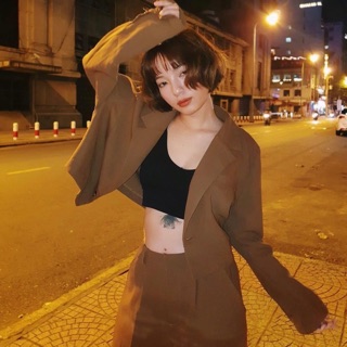 Quần suông cạp chun sau (hàng thiết kế) - ảnh thật