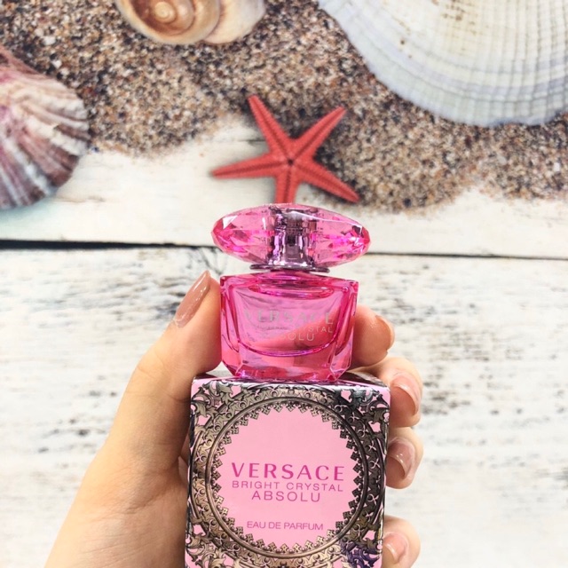 [Mini]Nước hoa nữ Versace Bright Crystal Absolu Eau de Parfum Natural Spray 5ml