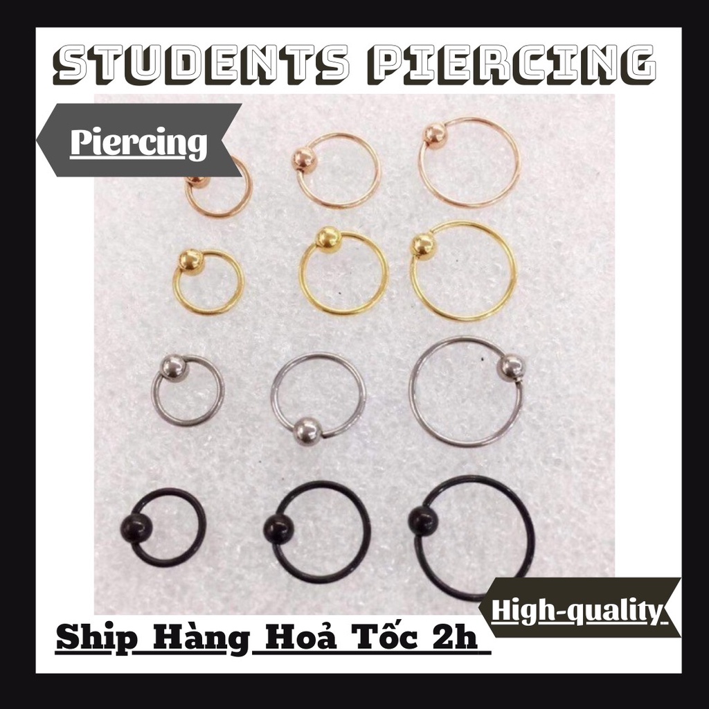 KHUYÊN TRÒN 1 BI NHIỀU MÀU/ THÉP Y TẾ